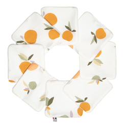 Puériculture-Toilette de bébé-Lingettes bébé lavables en  coton 8 pièces stella