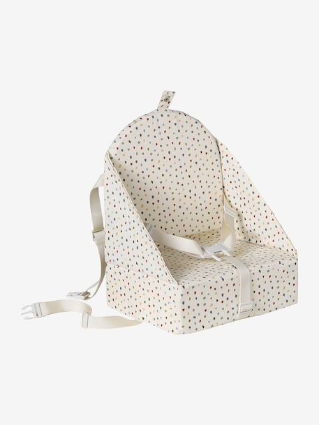 Rehausseur de chaise beige imprimé+Cherry+dans les bois+green forest+gris+Minisaurus+Mon coeur+Oies+rayé blanc 28 - vertbaudet enfant 