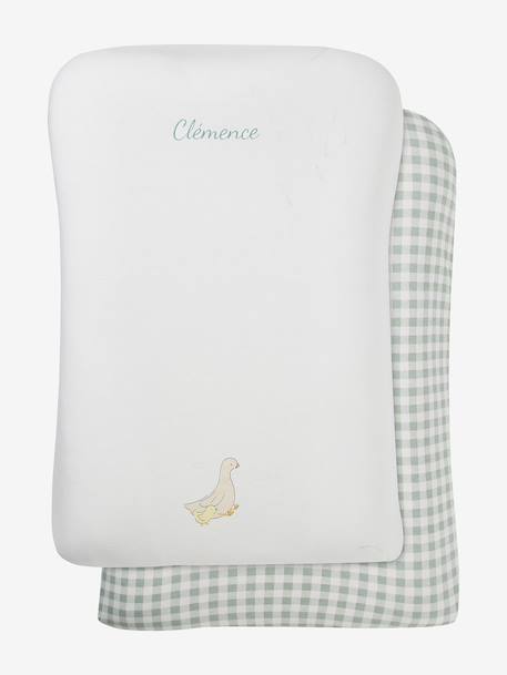 Lot de 2 housses matelas à langer OIE Oies 1 - vertbaudet enfant 