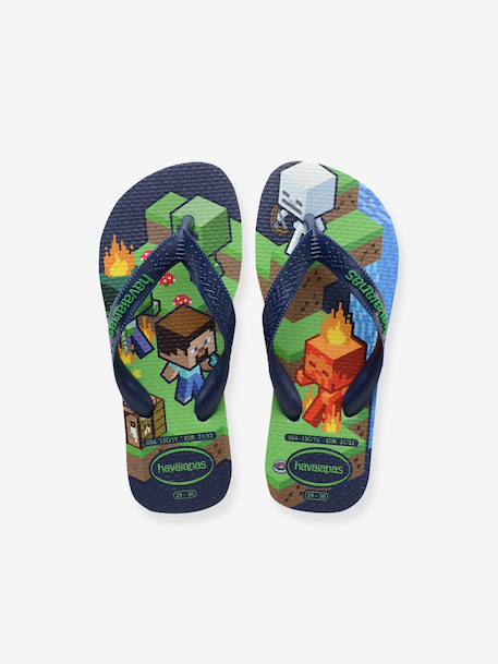 Tongs enfant Minecraft HAVAÏANAS vert 4 - vertbaudet enfant 