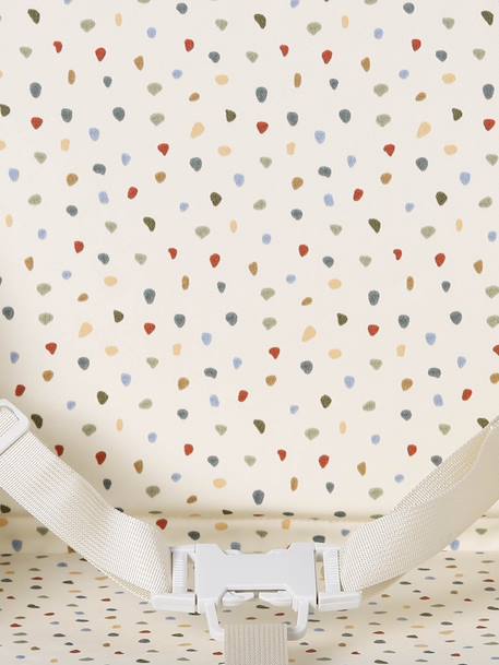 Rehausseur de chaise beige imprimé+Cherry+dans les bois+green forest+gris+Minisaurus+Mon coeur+Oies+rayé blanc 30 - vertbaudet enfant 