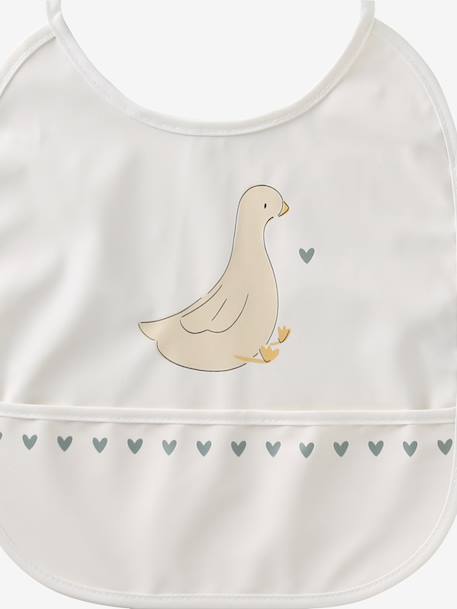 Bavoir rond plastifié Minisaurus+Oies 7 - vertbaudet enfant 