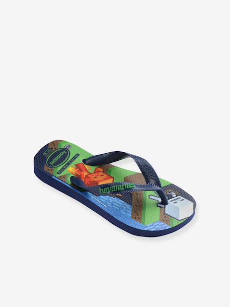 Tongs enfant Minecraft HAVAÏANAS vert 1 - vertbaudet enfant 