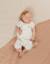 Ensemble salopette avec t-shirt coton Blanc 2 - vertbaudet enfant 