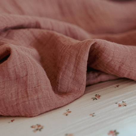 Drap housse forest treasures (70 x 140-150 cm) Blanc, bleu+Blanc, rose+Rose 9 - vertbaudet enfant 