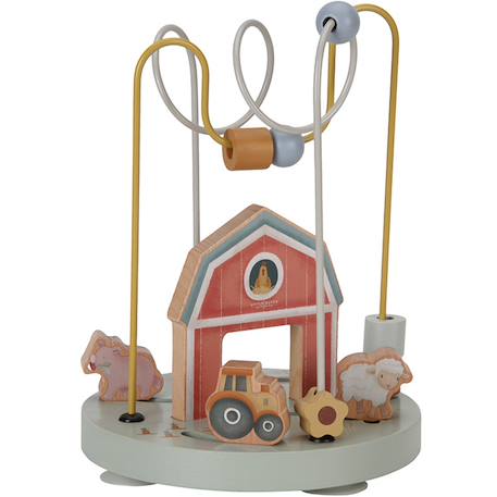 Boulier spirale d'activité little farm Vert 3 - vertbaudet enfant 
