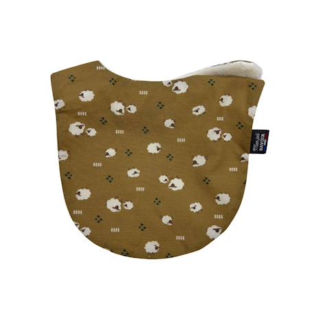 Bavoir nourrisson (fleur kalmia) Animaux d'hiver moka+Animaux d'hiver vert+Bateau+Bleu polaire+Carreau rose+Chat+Éléphants+Fleur blosy+Fleurs indiennes+Imprimé pétale blanc et gris+Jungle+Kaki triangles+Mini léopard+Monaha+Mouton+Oiseaux d'hiver+Petites oies+Rose pâle étoiles+Rose petites feuilles+Savane+Tigre 63 - vertbaudet enfant 