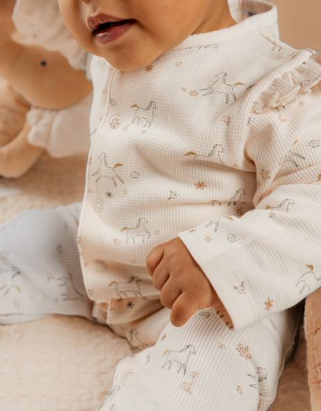Pyjama bébé jersey fantaisie Rose 3 - vertbaudet enfant 