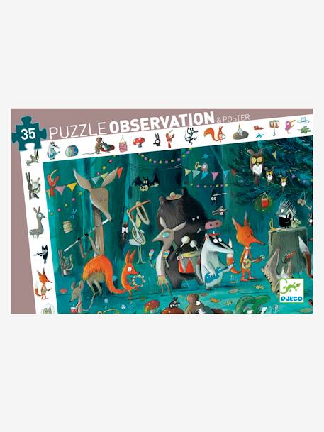 Puzzle observation L’orchestre 35 pièces DJECO multicolore 1 - vertbaudet enfant 