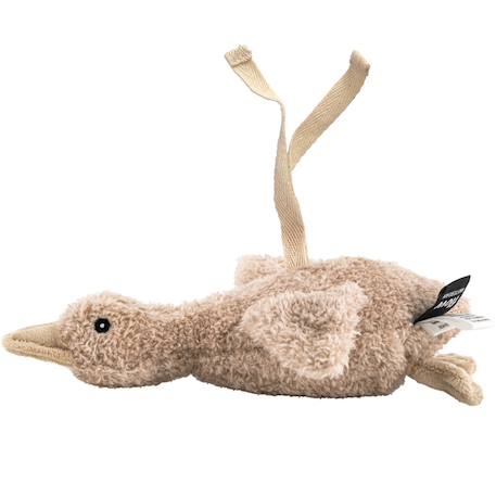 Peluche bruit blanc à suspendre lou beige (8 cm) Avoine+Beige, noir+Marron, noir 1 - vertbaudet enfant 