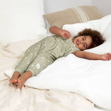 Combinaison pour dormir Vert olive, blanc 5 - vertbaudet enfant 