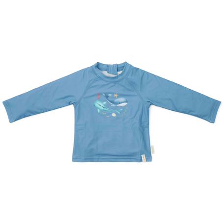 Bébé-T-shirt, sous-pull-T-shirt-T-shirt de bain anti-uv manches longues ocean blue (3-4 ans)