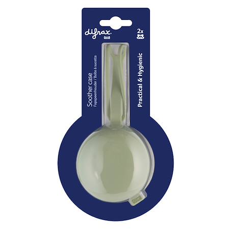 Boîte à sucette en silicone difrax lovi Beige+Vert 11 - vertbaudet enfant 