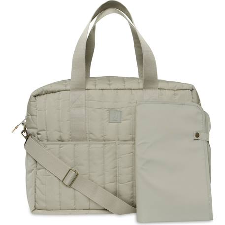 Sac à langer puffed moos Beige+Noir+Vert 13 - vertbaudet enfant 