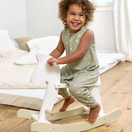 Combinaison pour dormir Vert olive, blanc 6 - vertbaudet enfant 