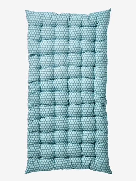 Matelas de sol à pois essentiels bleu/vert 1 - vertbaudet enfant 