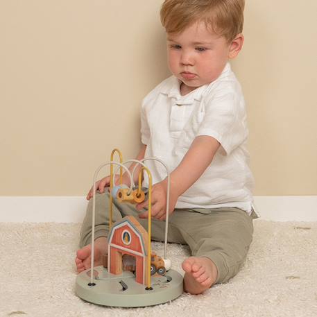 Boulier spirale d'activité little farm Vert 4 - vertbaudet enfant 