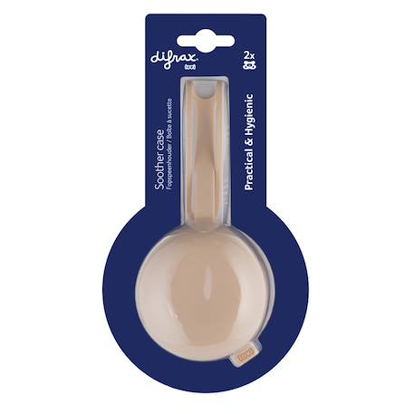 Boîte à sucette en silicone difrax lovi Beige+Vert 6 - vertbaudet enfant 