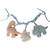 Chaîne d'activités à suspendre roarsome Bleu, marron, beige 1 - vertbaudet enfant 