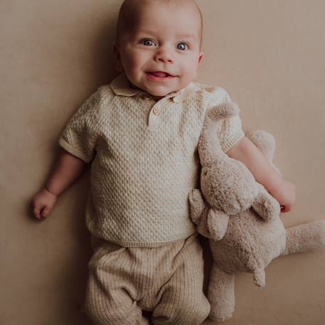 Peluche bruit blanc pour s'endormir - George l'éléphant Beige+Gris 6 - vertbaudet enfant 