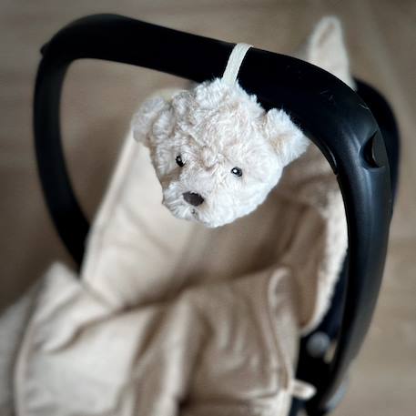Peluche bruit blanc à suspendre lou beige (8 cm) Avoine+Beige, noir+Marron, noir 11 - vertbaudet enfant 