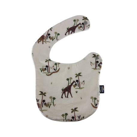Bavoir nourrisson (fleur kalmia) Animaux d'hiver moka+Animaux d'hiver vert+Bateau+Bleu polaire+Carreau rose+Chat+Éléphants+Fleur blosy+Fleurs indiennes+Imprimé pétale blanc et gris+Jungle+Kaki triangles+Mini léopard+Monaha+Mouton+Oiseaux d'hiver+Petites oies+Rose pâle étoiles+Rose petites feuilles+Savane+Tigre 46 - vertbaudet enfant 
