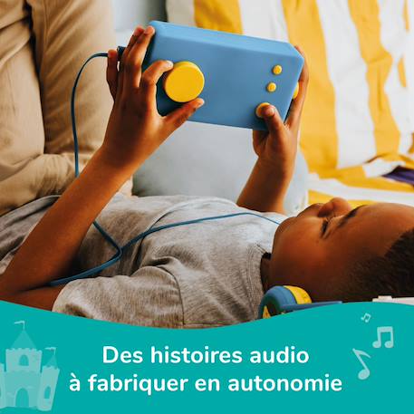 Pack Ma Fabrique à Histoires avec Coque de protection Odile Bleu+Jaune+Vert+Violet 3 - vertbaudet enfant 
