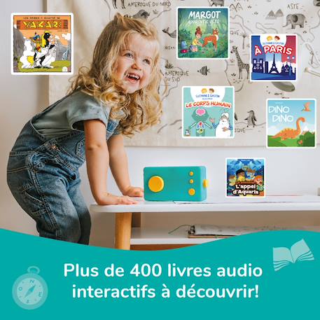 Pack Ma Fabrique à Histoires avec Coque de protection Odile Bleu+Jaune+Vert+Violet 11 - vertbaudet enfant 