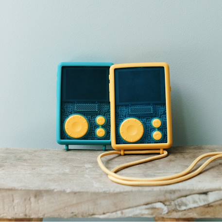Coque FLAM anti-chocs compatible avec baladeur audio interactif flam Lunii Vert 6 - vertbaudet enfant 