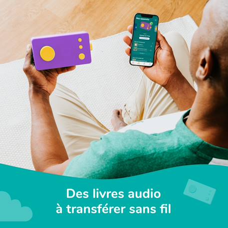 Pack Ma Fabrique à Histoires avec Coque de protection Odile Bleu+Jaune+Vert+Violet 24 - vertbaudet enfant 