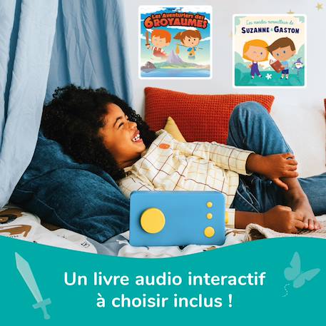 Pack Ma Fabrique à Histoires avec Coque de protection Odile Bleu+Jaune+Vert+Violet 4 - vertbaudet enfant 