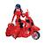 Scooter miraculous switch'n go + poupée articulée ladybug Rouge 6 - vertbaudet enfant 