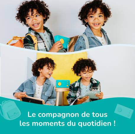Pack Ma Fabrique à Histoires avec Coque de protection Odile Bleu+Jaune+Vert+Violet 18 - vertbaudet enfant 