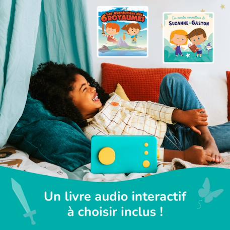 Pack Ma Fabrique à Histoires avec Coque de protection Odile Bleu+Jaune+Vert+Violet 16 - vertbaudet enfant 