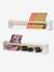 Lot de 2 étagères livres blanc/bois+ROSE+VERT 1 - vertbaudet enfant 