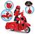 Scooter miraculous switch'n go + poupée articulée ladybug Rouge 4 - vertbaudet enfant 