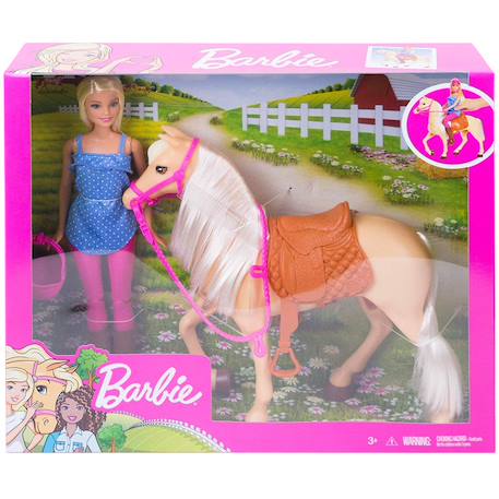Barbie avec cheval Multicolore 5 - vertbaudet enfant 