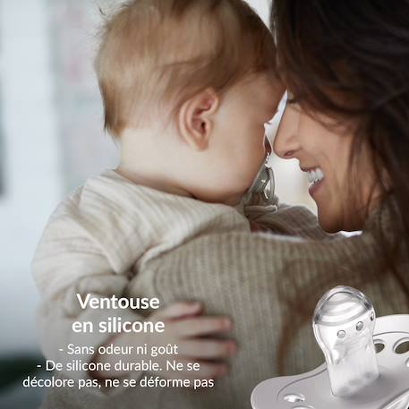 Lot de 2 sucettes dynamique lovi botanic Bleu+Rose 4 - vertbaudet enfant 