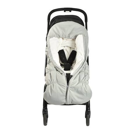 Chancelière universelle pour bébé 6-24 mois Gris chiné+Terracotta 4 - vertbaudet enfant 