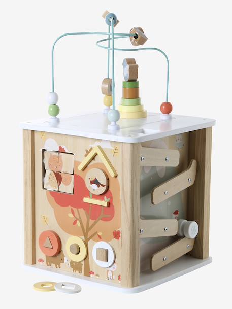 Cube d’activités avec boulier en bois FSC® 4 Saisons 7 - vertbaudet enfant 
