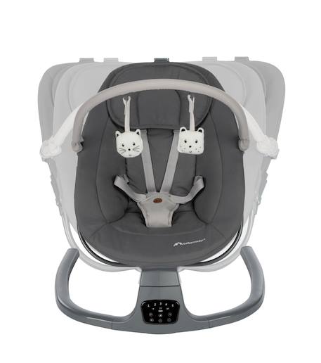 Balancelle bébé automatique jolana Tinted graphite 4 - vertbaudet enfant 