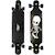 Planche longboard skull squelette abec 9 Noir 1 - vertbaudet enfant 