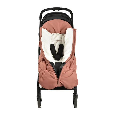 Chancelière universelle pour bébé 6-24 mois Gris chiné+Terracotta 10 - vertbaudet enfant 
