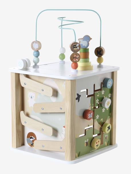 Cube d’activités avec boulier en bois FSC® 4 Saisons 5 - vertbaudet enfant 