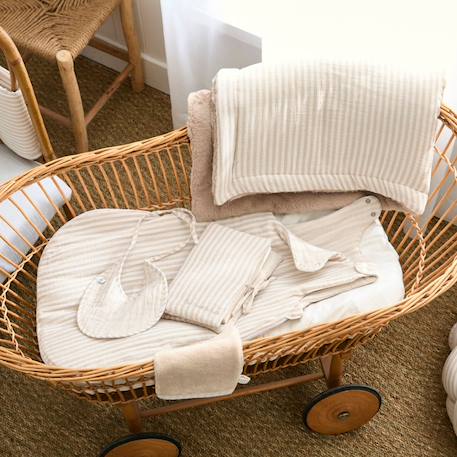 Serviette élastique Beige, marron, blanc 2 - vertbaudet enfant 