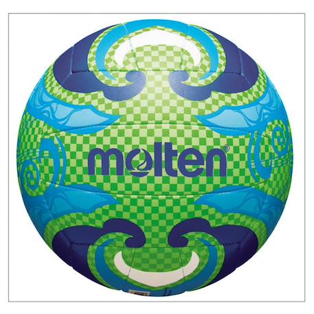 Ballon de beach volley taille 5 Vert et bleu 1 - vertbaudet enfant 