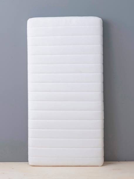 Matelas bébé déhoussable Entretien Facile blanc 1 - vertbaudet enfant 