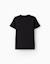 Pack 2 t-shirts en coton Blanc+Bleu foncé+Noir+Rouge 10 - vertbaudet enfant 