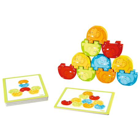 Eléphants cascadeurs Orange 1 - vertbaudet enfant 