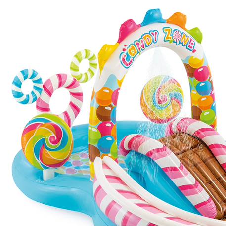 piscine avec aire de jeux aquatiques candy zone Multicolore 6 - vertbaudet enfant 